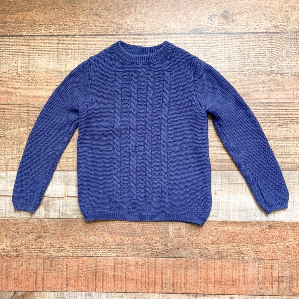 Cygnet Living Navy Combed Cotton Cabled Sweater- Size 4T on Sale