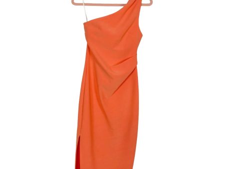 Petal + Pup Orange One Shoulder Nadene Dress NWT- Size 4 For Sale