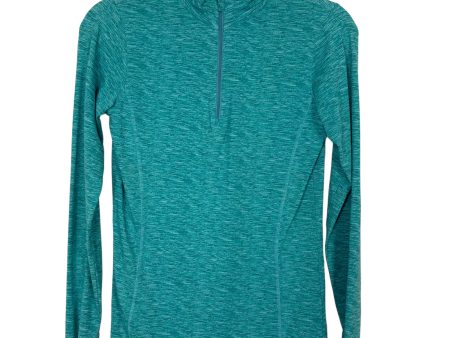 TASC Performance Heathered Teal Quarter Zip Pullover- Size XS For Cheap