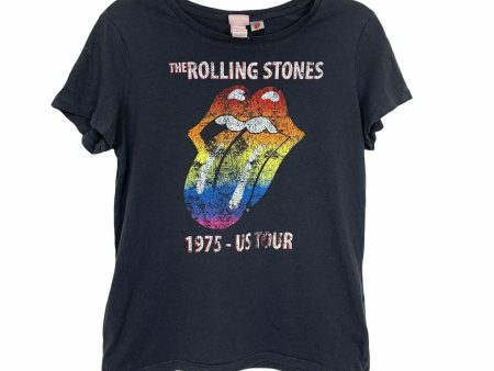 H&M Charcoal Grey The Rolling Stone Graphic T-Shirt- Size S Online