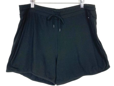 Jockey Black Drawstring Gym Shorts- Size 1X Online now