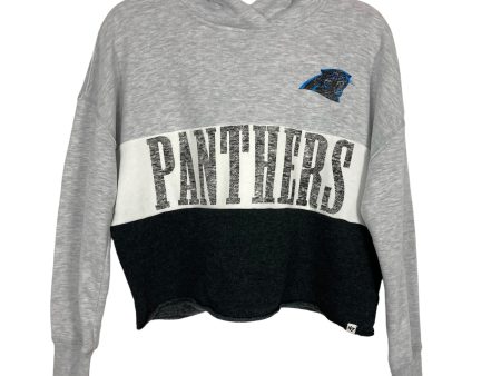 47 Panthers Color Block Hooded Sweatshirt- Size S (see notes) Online Hot Sale