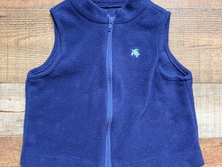 No Brand Navy Fleece Vest- Size ~3T (see notes) Discount