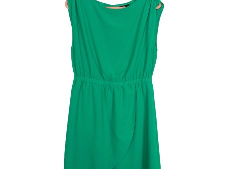 H&M Green Wrap Bottom with Ruched Shoulder Detail and Keyhole Back Dress- Size 12 Fashion