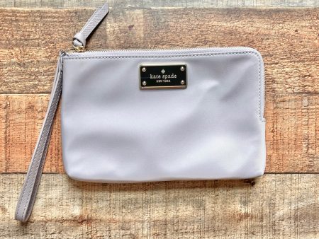 Kate Spade Tan Double Zippered Compartments Wristlet (GREAT CONDITION) Online now