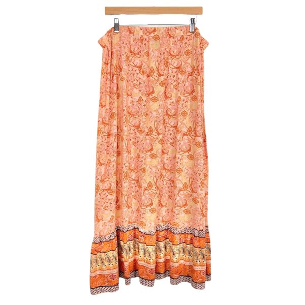 Cider Paisley Print Crop Top and Skirt Set- Size 2XL (sold as a set) For Sale