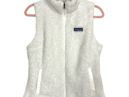 Patagonia White Sherpa Vest- Size M Online Sale