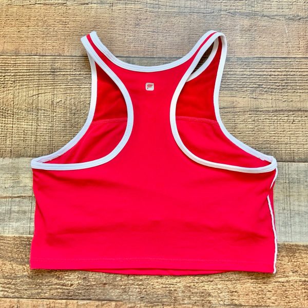 Fabletics Red and White Trim Sports Bra- Size ~XS (see notes) on Sale