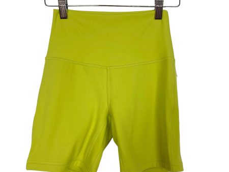 Lululemon Neon Yellow Align HR Short 6  NWT- Size 4 Online Sale