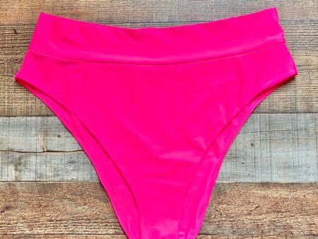 Aerie Hot Pink High Waisted Bikini Bottoms- Size XXL (we have matching top, sold out online, see notes) Online now