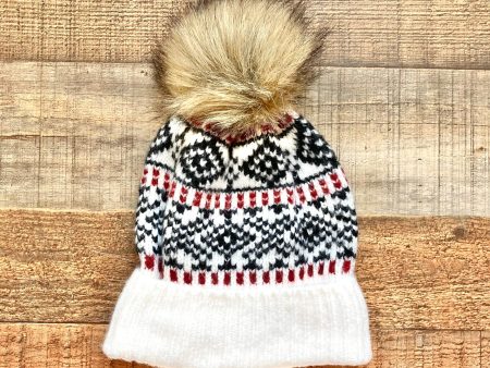 Abercrombie & Fitch Printed Pom Beanie NWT For Sale