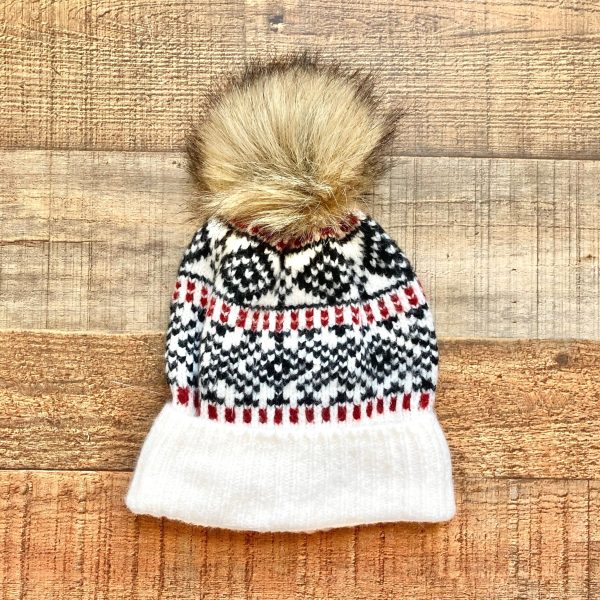 Abercrombie & Fitch Printed Pom Beanie NWT For Sale