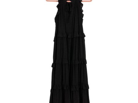 &Merci Black Ruffle Tiered Dress- Size S Discount