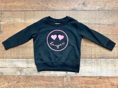 BFFS & BABES Black Harper Sweatshirt- Size ~18-24M (see notes) Online now