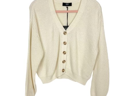 ABLE Antique White Cropped Sweater Cardigan NWT- Size XS (sold out online) Online Hot Sale