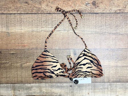 Vitamin A Animal Print Padded Bikini Top NWT- Size M 8 (we have matching bottoms) on Sale