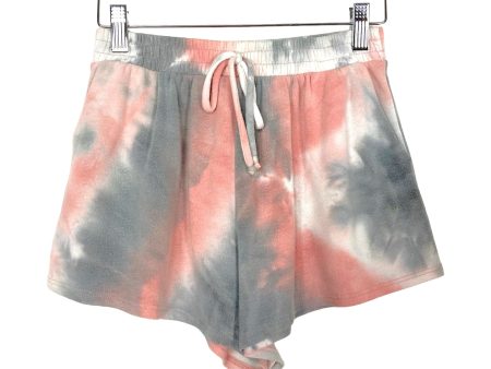 Lovely J Tye Dye Shorts and Hooded Crop Top Lounge Set- Size S (sold as a set) Fashion