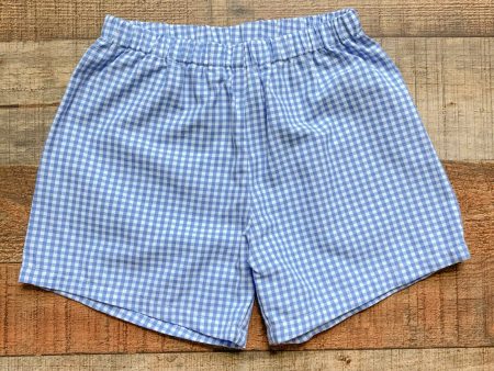 Pigollino Blue Gingham Shorts- Size 5T Fashion