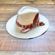 Charlie Horse Ivory Scarf Belted Hat NWT- Size M (3 3 4 ) Hot on Sale