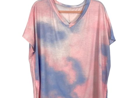 No Brand Pink Blue Tye Dye Lounge Set- Size S (sold as set) For Cheap