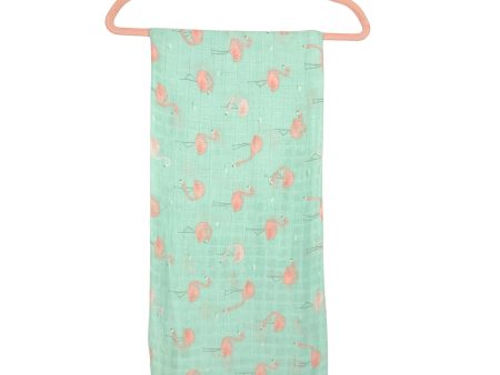 Angel Dear Mint Green Flamingo Baby Blanket (we have matching outfit) Online