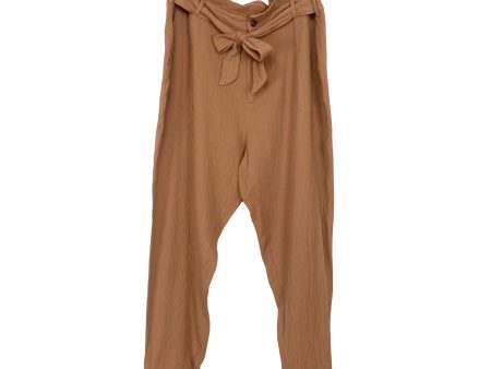 Amaryllis Light Brown Paperbag Waist Pants- Size XL (sold out online, Inseam 28”) Online now