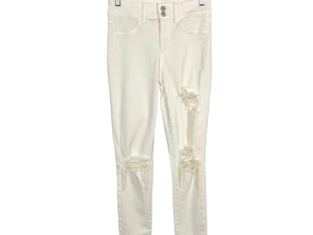 American Eagle White Ne(x)t Level Stretch Jeggings- Size 4 Short (Inseam 25.5”) on Sale