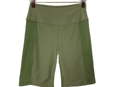 Abercrombie & Fitch Green Biker Shorts- Size S (see notes) on Sale