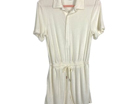 Calia Ivory Terry Romper- Size S Online now