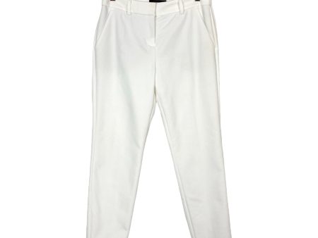 Express White Stretch Mid-Rise Columnist Ankle Pants- Size 00 Short (Inseam 25”,  see notes) Supply