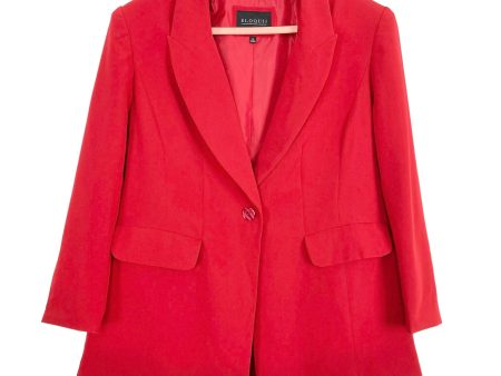 Eloquii Red Shoulder Padded Blazer- Size 14 on Sale