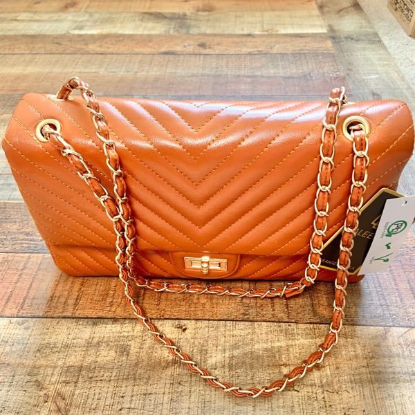 Caleesa Brown Leather Handbag NWT Sale