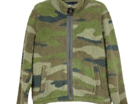 Old Navy Camo with Thumb Hole Sleeves Fleece Jacket- Size M Supply