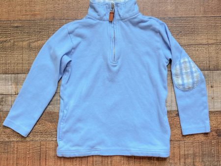 Grace & James Light Blue Quarter Zip Elbow Patch Pullover- Size 4T on Sale