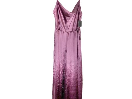 Eloquii Purple Satin Cowl Neck Jumpsuit NWT- Size 14 (sold out online) on Sale