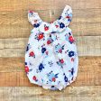 Bisby White Floral Bubble- Size 12-18M Fashion