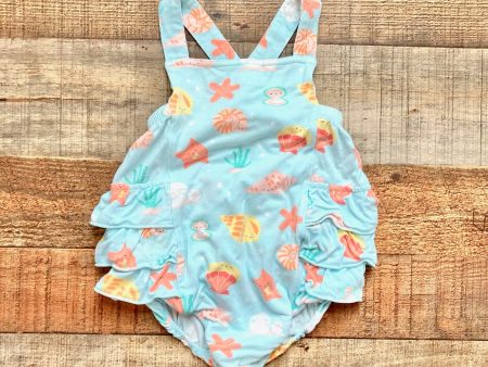 Angel Dear Blue Ocean Print Bubble- Size 6-12M on Sale