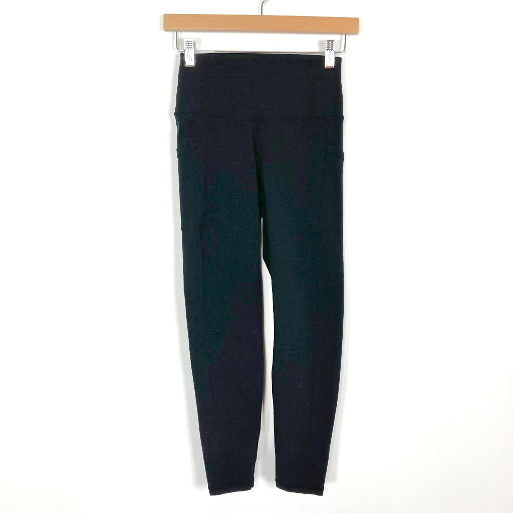 Colorfulkoala Black Side Pocket Leggings- Size S (Inseam 23”) For Sale