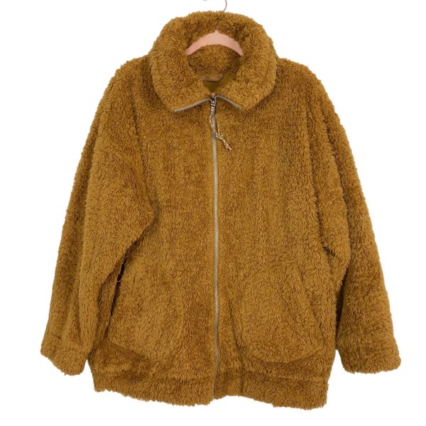 Lululemon Camel Faux Fur Jacket- Size 8 Fashion