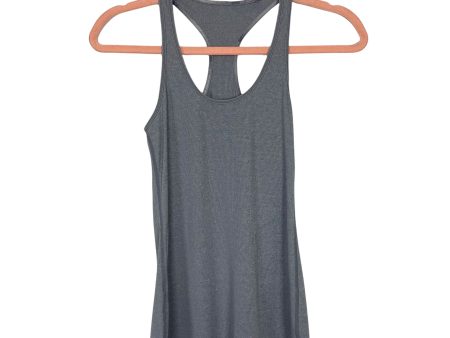 Lululemon Grey Ribbed Racerback Tank- Size ~S (see notes) Online