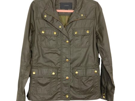 J Crew Olive Waxed Cotton Field Jacket- Size S (sold out online) Fashion