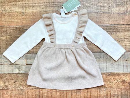 H&M Knit Dress with Cream Long Sleeve Top NWT- Size 12-18M (sold as a set) on Sale