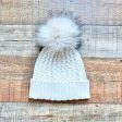 Evereve Ivory Pom Pom Beanie NWT (sold out online) For Sale