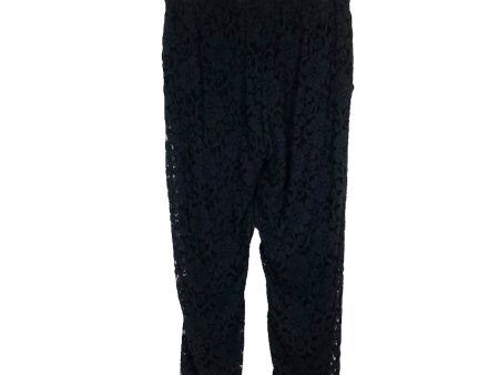 Gibson Look Black Lace Joggers NWT- Size S (Inseam 24”) For Cheap