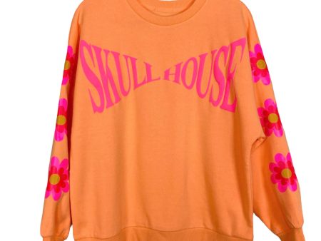 Skull House Neon Orange and Pink Jogger Set NWT- Size S (sold as set) For Sale