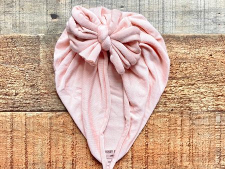 Bunny Knots Pink Bow Headwrap- Size NB For Cheap