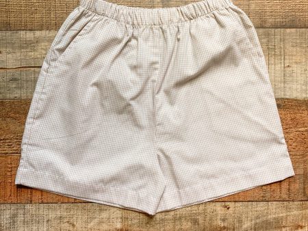 No Brand Tan Gingham Shorts- Size 5 For Cheap