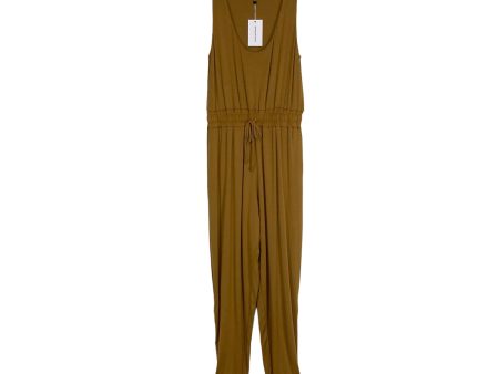 Lovers + Friends Camel Drawstring Waist Tie Hem Jumpsuit NWT- Size S Fashion