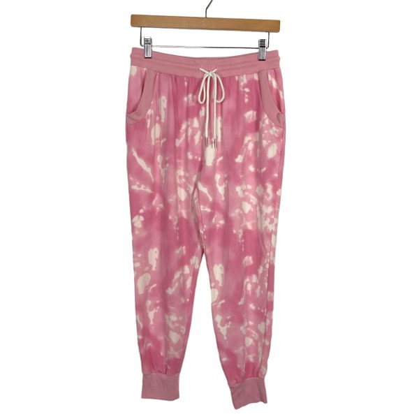 Summersalt Pink Tye Dye Drawstring Lounge Pants- Size M Online Hot Sale