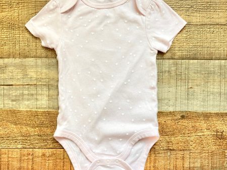 Cloud Island Light Pink with Stars Onesie- Size 12M Online Hot Sale